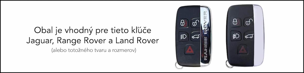 Luxria Car Key Case I - Ochranný obal pre klúče značky Jaguar, Range Rover, Land Rover